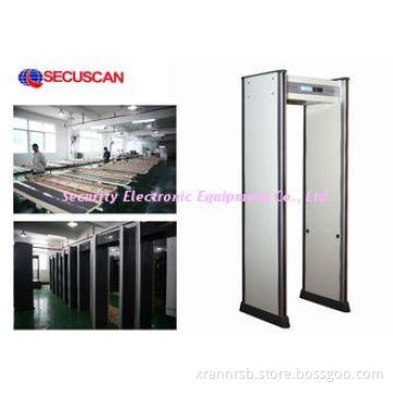 Sound and light alarm Body Walk Through Scanner Metal Detec